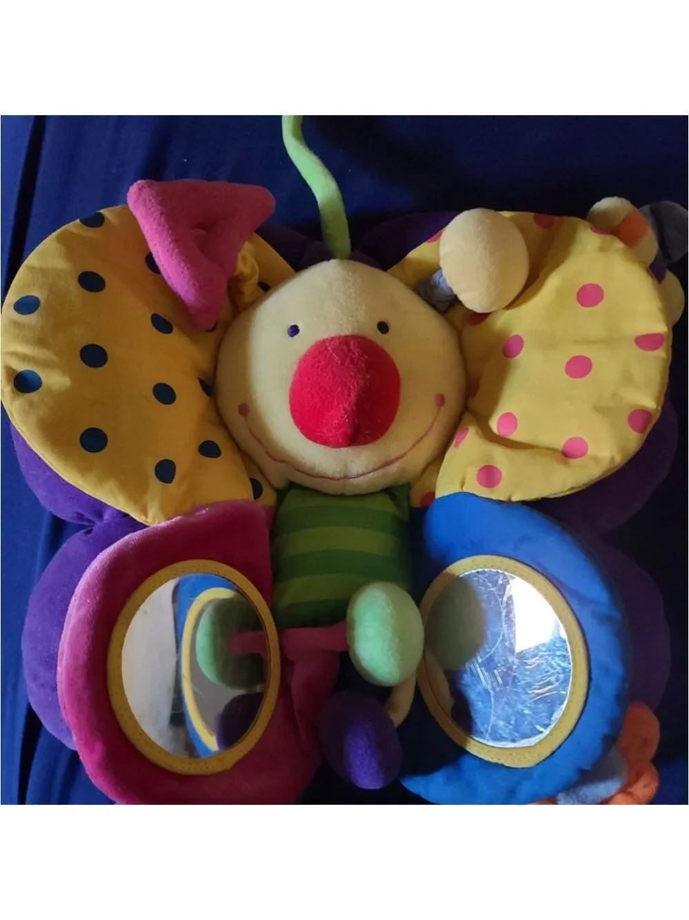 Crinkle Polka Dot Vintage Butterfly Toy